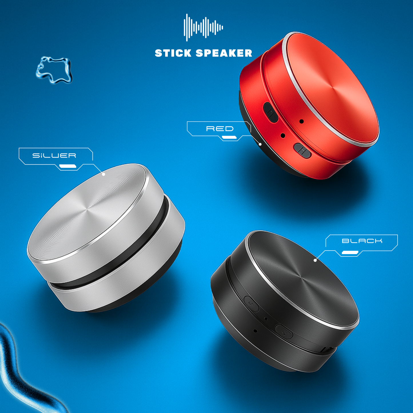 Stick Speaker™️ Portable Wall Bluetooth Speaker