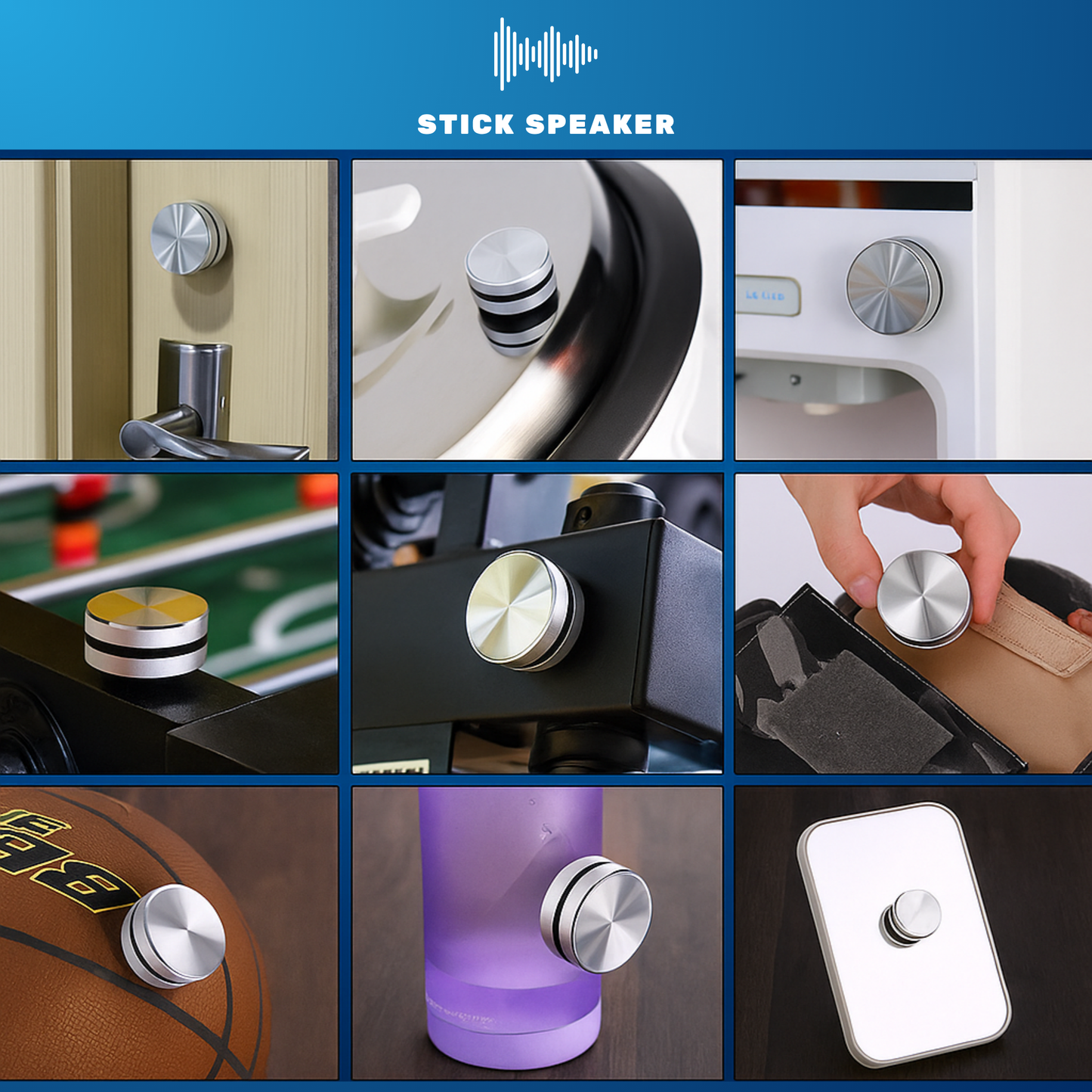 Stick Speaker™️ Portable Wall Bluetooth Speaker